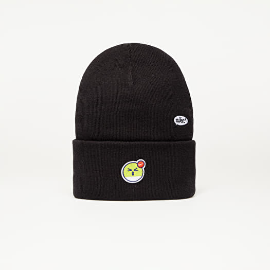 black nike wooly hat