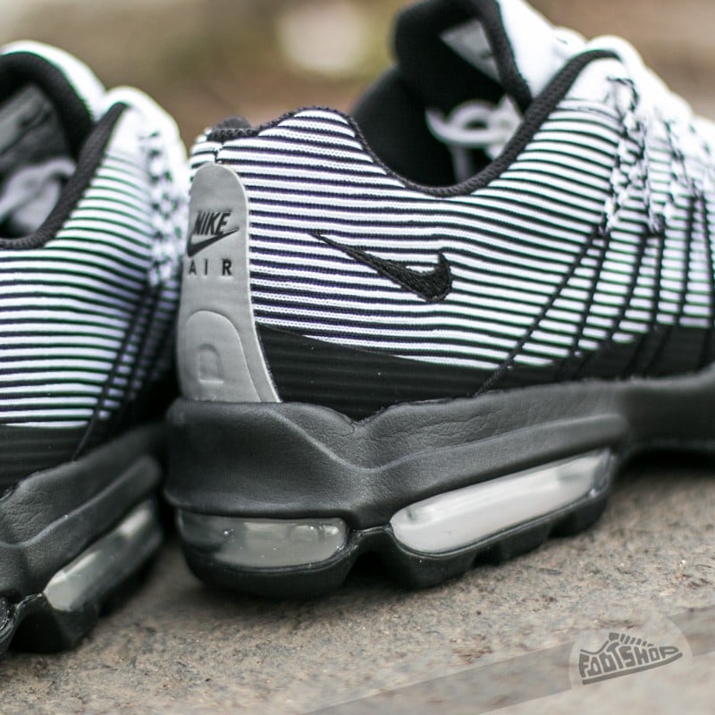 Men s shoes Nike Air Max 95 Ultra Jacquard White Black Mettalic