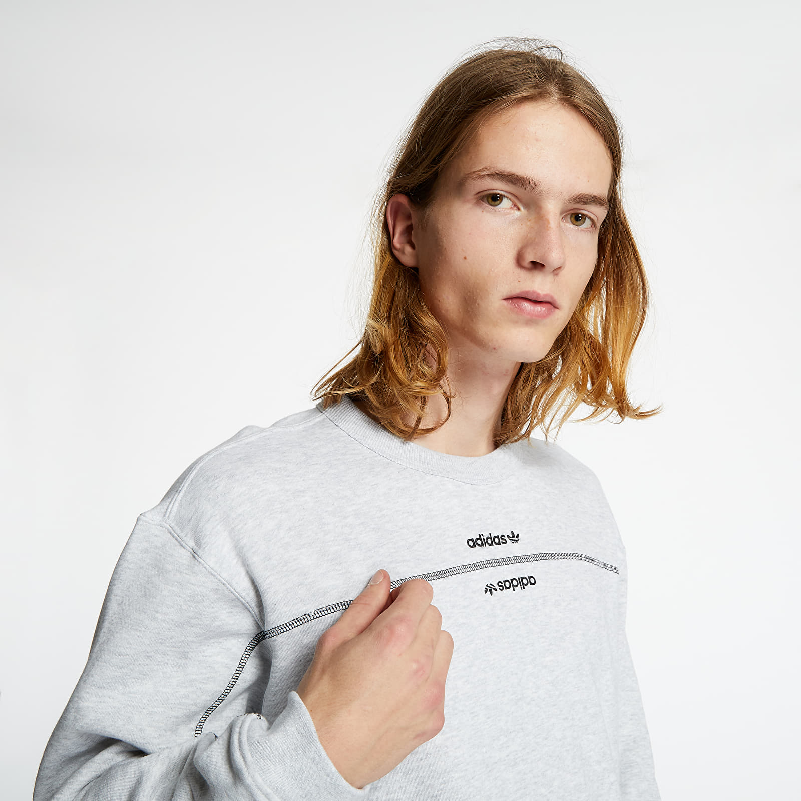 Hoodies and sweatshirts  adidas F Crewneck Light Grey Heather