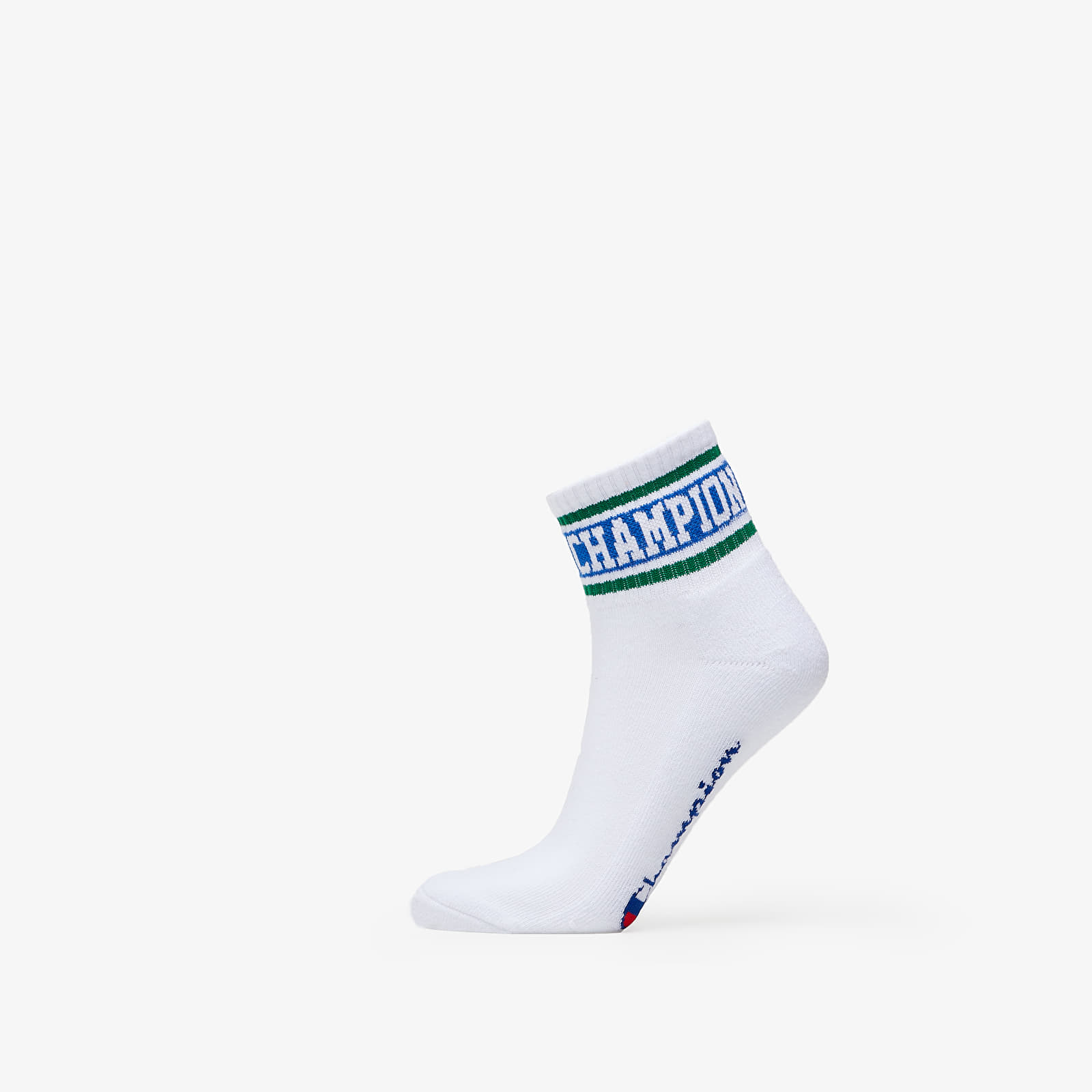 Ponožky Champion Rochester Ankle Socks White/ Green