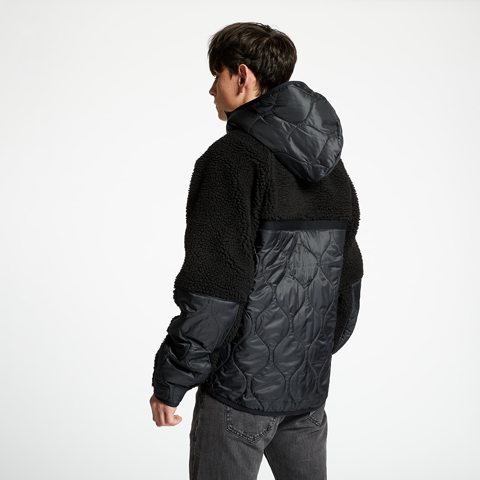 Chaquetas Nike Sportswear Winter Hooded Jacket Black/ Black/ Pro Green