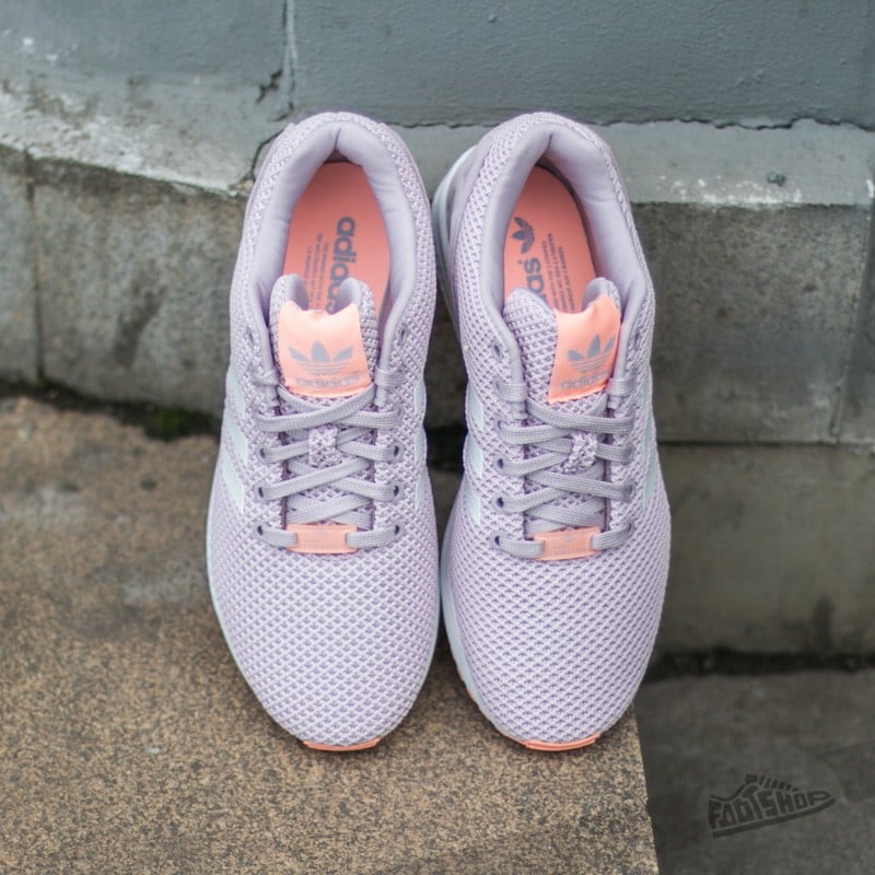 Damen Sneaker und Schuhe adidas ZX Flux W Mauve/ Ftw White/ Glow Coral