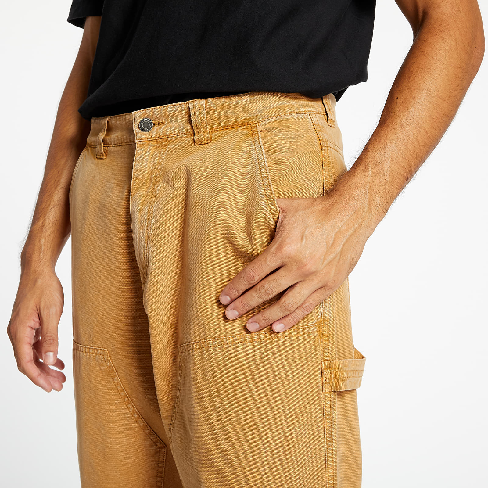 Pants and jeans Stüssy Washed Canvas Work Pants Gold | Footshop