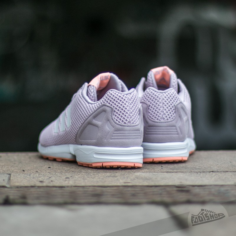 Damen Sneaker und Schuhe adidas ZX Flux W Mauve/ Ftw White/ Glow Coral