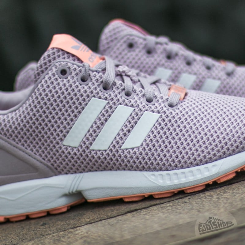 Women s shoes adidas ZX Flux W Mauve Ftw White Glow Coral Footshop