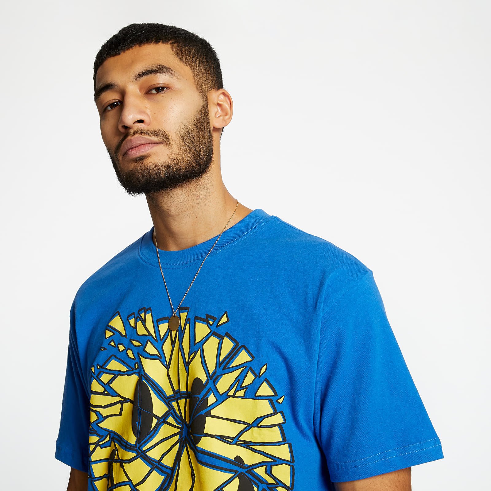 Trička Chinatown Market Smiley Glass Tee Blue