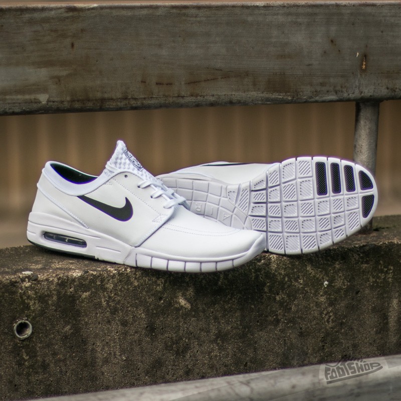 Herren Sneaker und Schuhe Nike Stefan Janoski Max L White/ Black