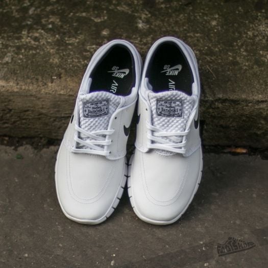 Nike stefan janoski max l white black cheap