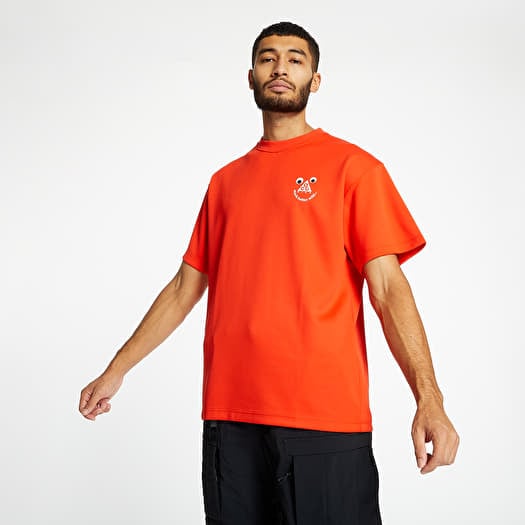 T shirts Nike ACG Dri FIT Men s Graphic Tee Habanero Red Black Footshop