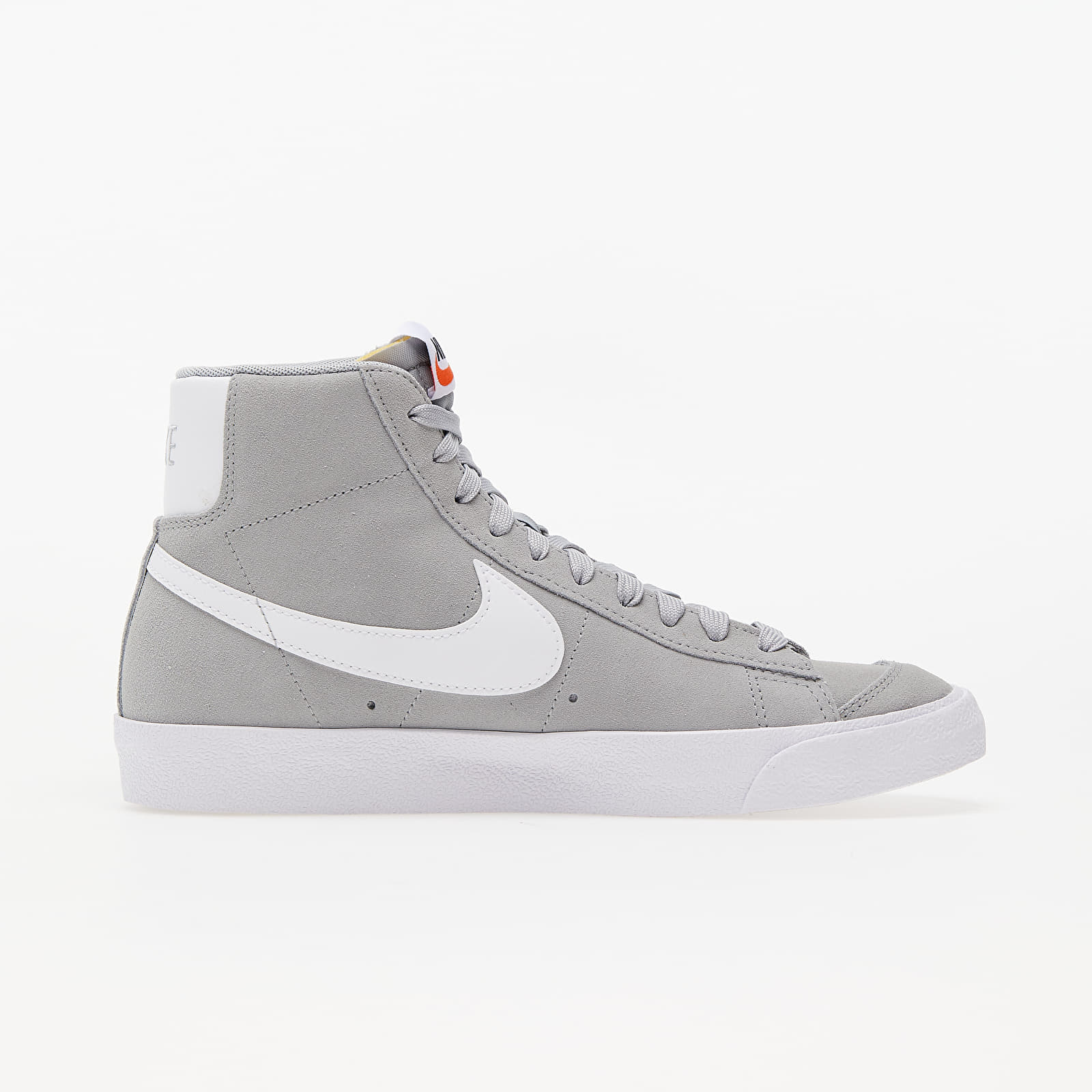 Herresko Nike Blazer Mid '77 Suede Lt Smoke Grey/ White-White-Black