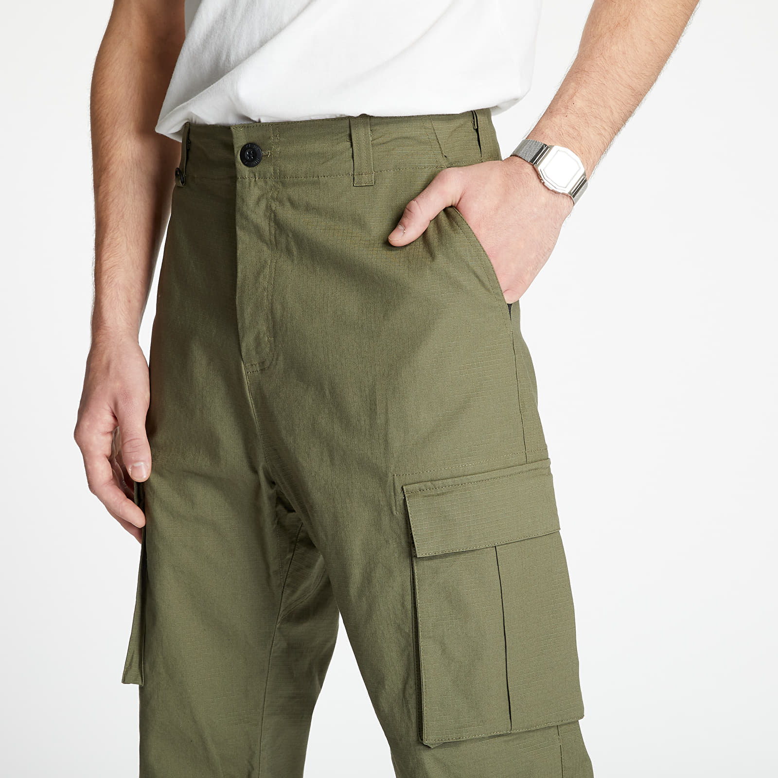 Džínsy a nohavice Nike SB Flex FTM Cargo Pants Olive