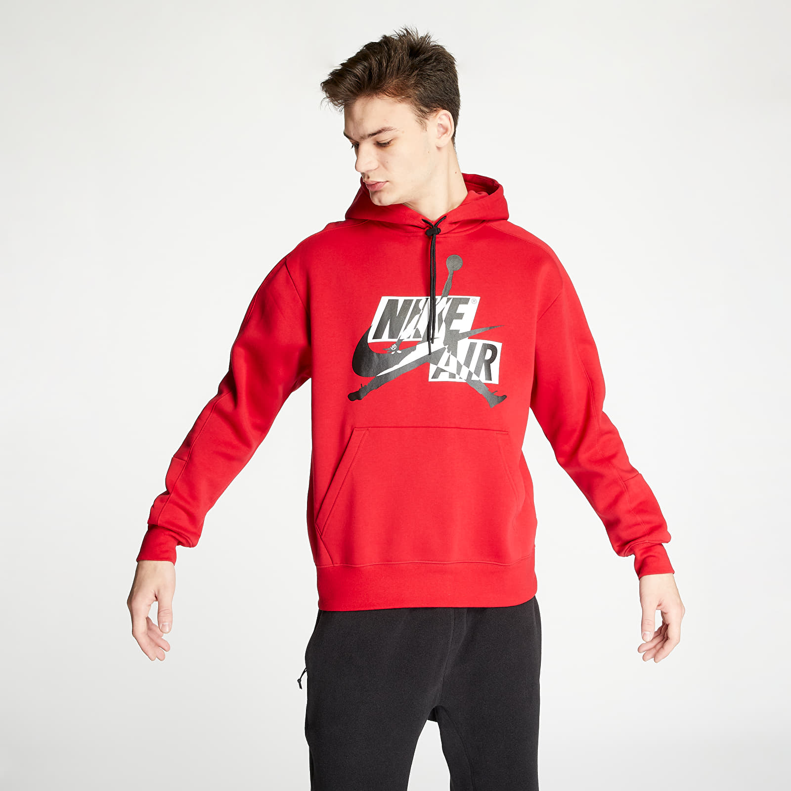 Gym store red hoodie