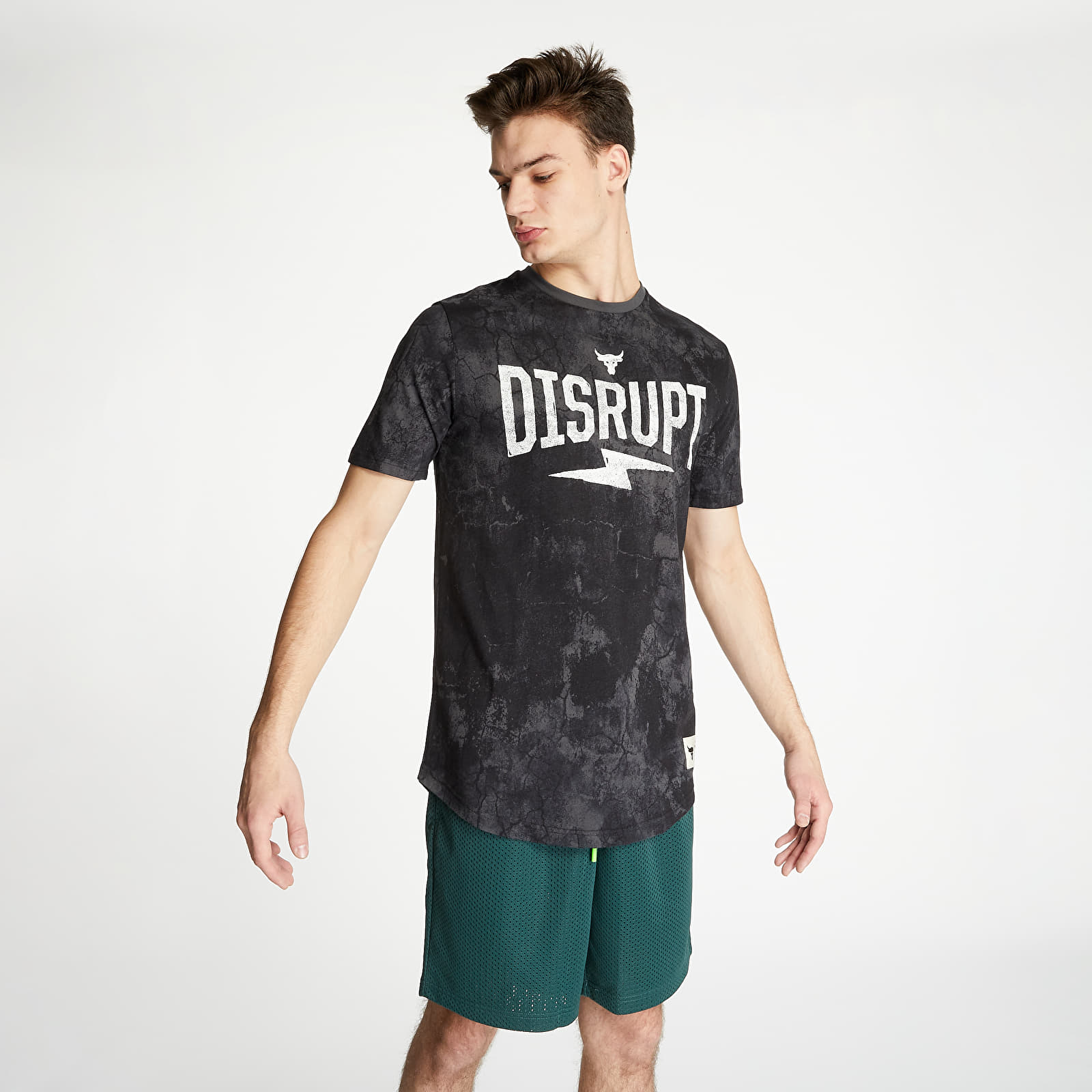 Marškinėliai Under Armour Project Rock Disrupt Tee Black