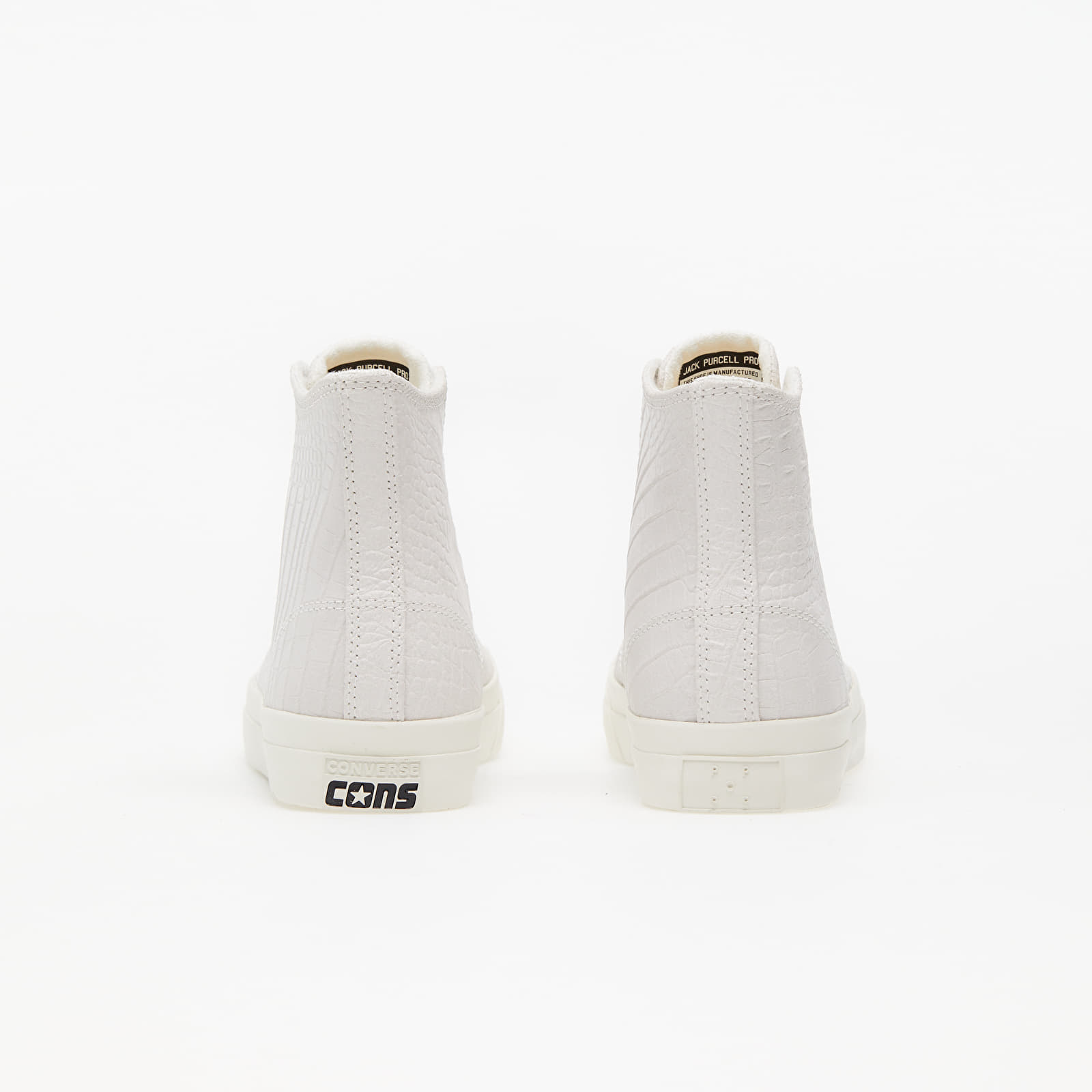 Zapatillas Hombre Converse x Pop Trading Jack Purcell Pro Hi Egret/ Black/ Egret