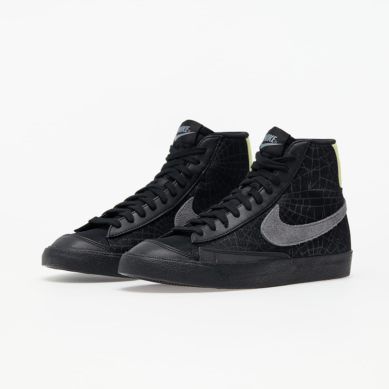 Мъжки кецове и обувки Nike Blazer Mid '77 Black/ Smoke Grey-Limelight
