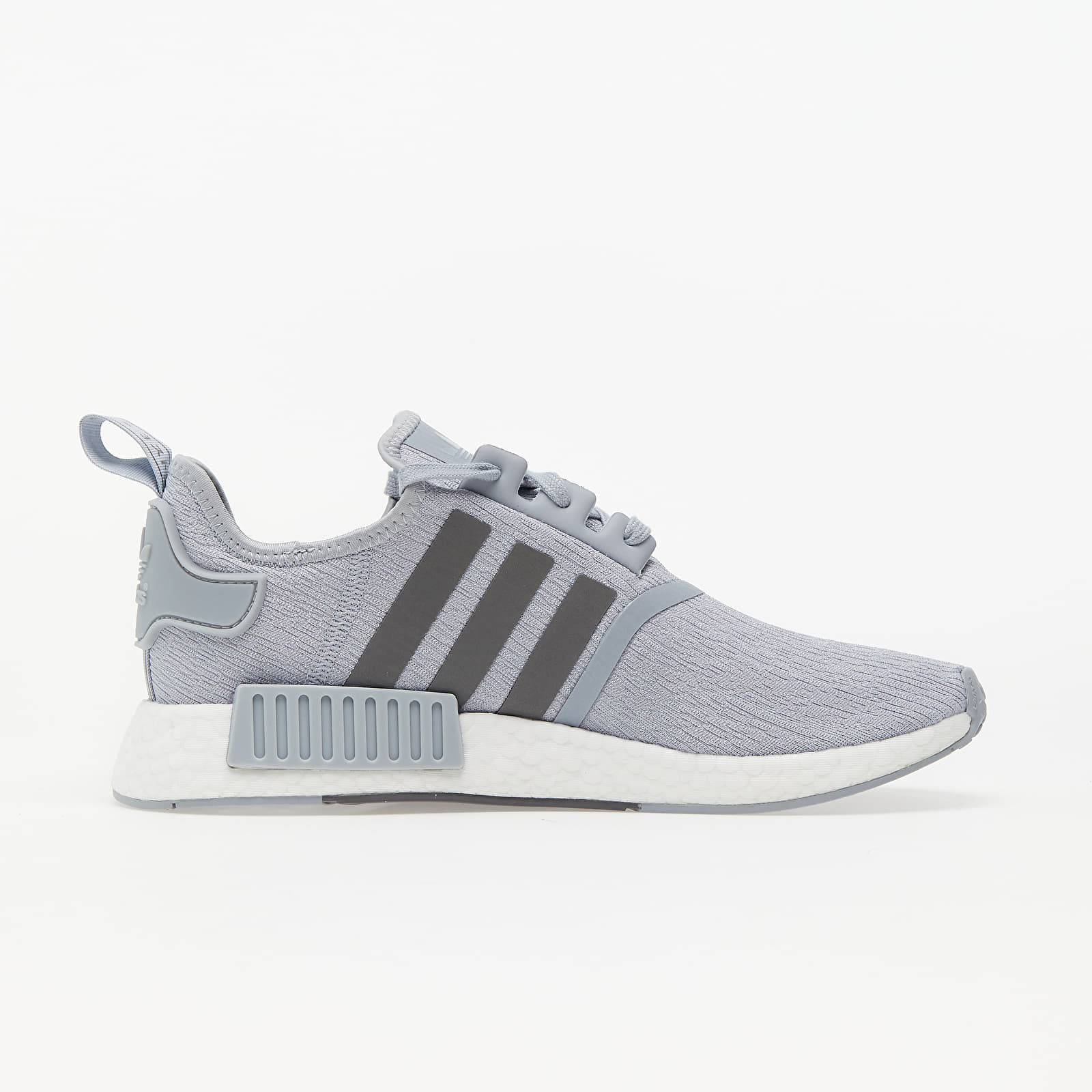 Ανδρικά παπούτσια adidas NMD_R1 Halo Silver/ Black Silver Metallic/ Bahia Orange