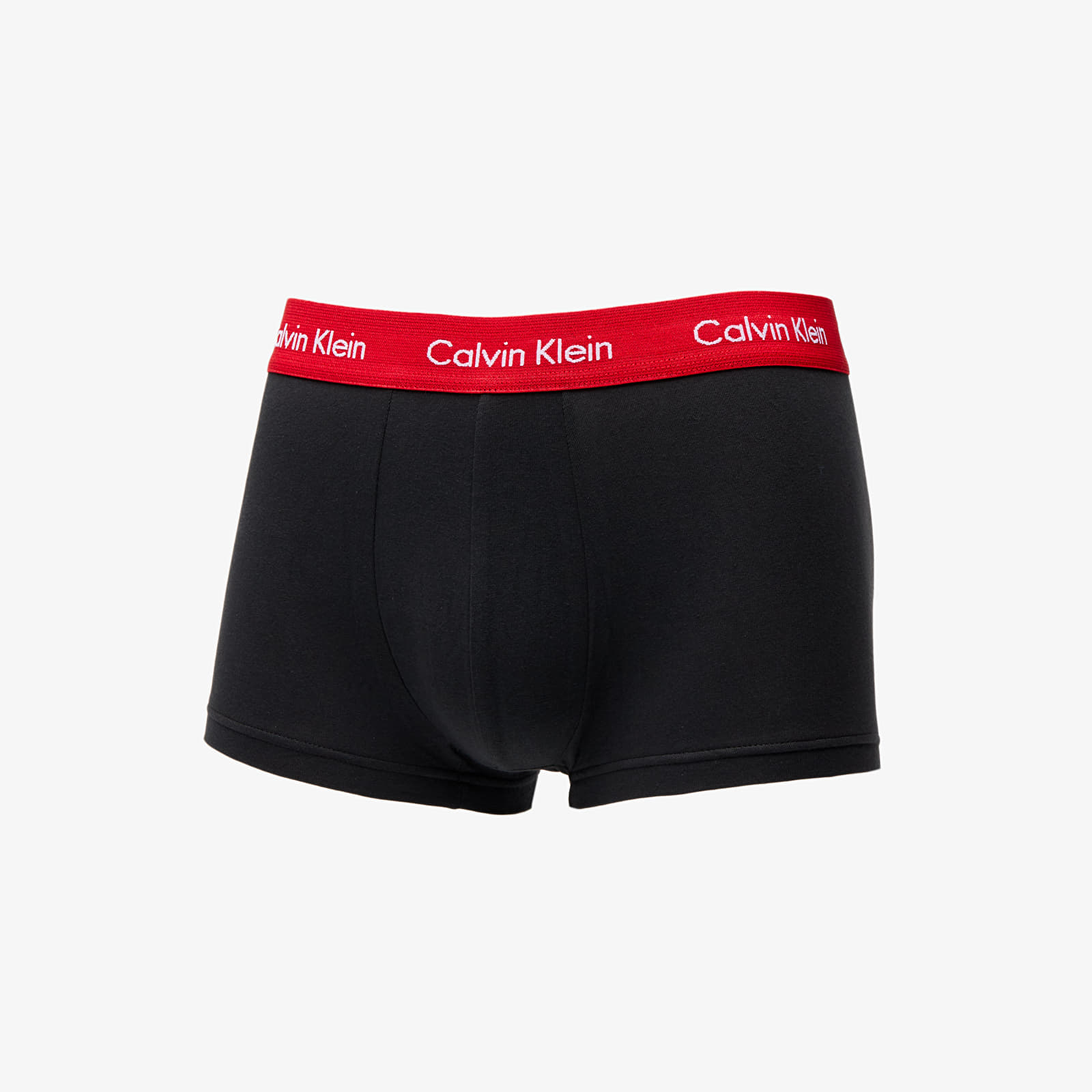 Männerunterwäsche Calvin Klein Low Rise Trunks 3 Pack Navy/ Lush Burgundy/ Red Logo