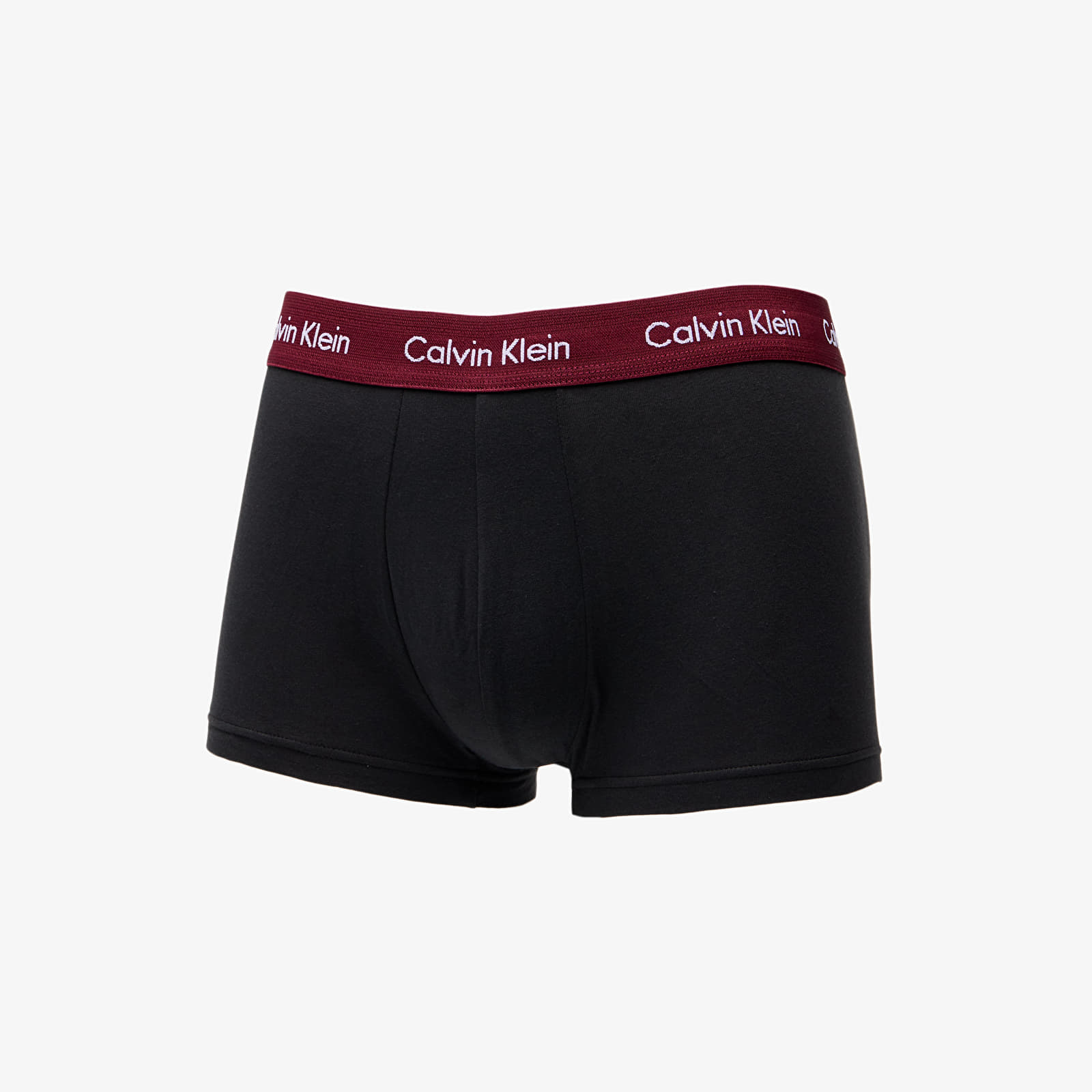 Undertøj til mænd Calvin Klein Low Rise Trunks 3 Pack Navy/ Lush Burgundy/ Red Logo