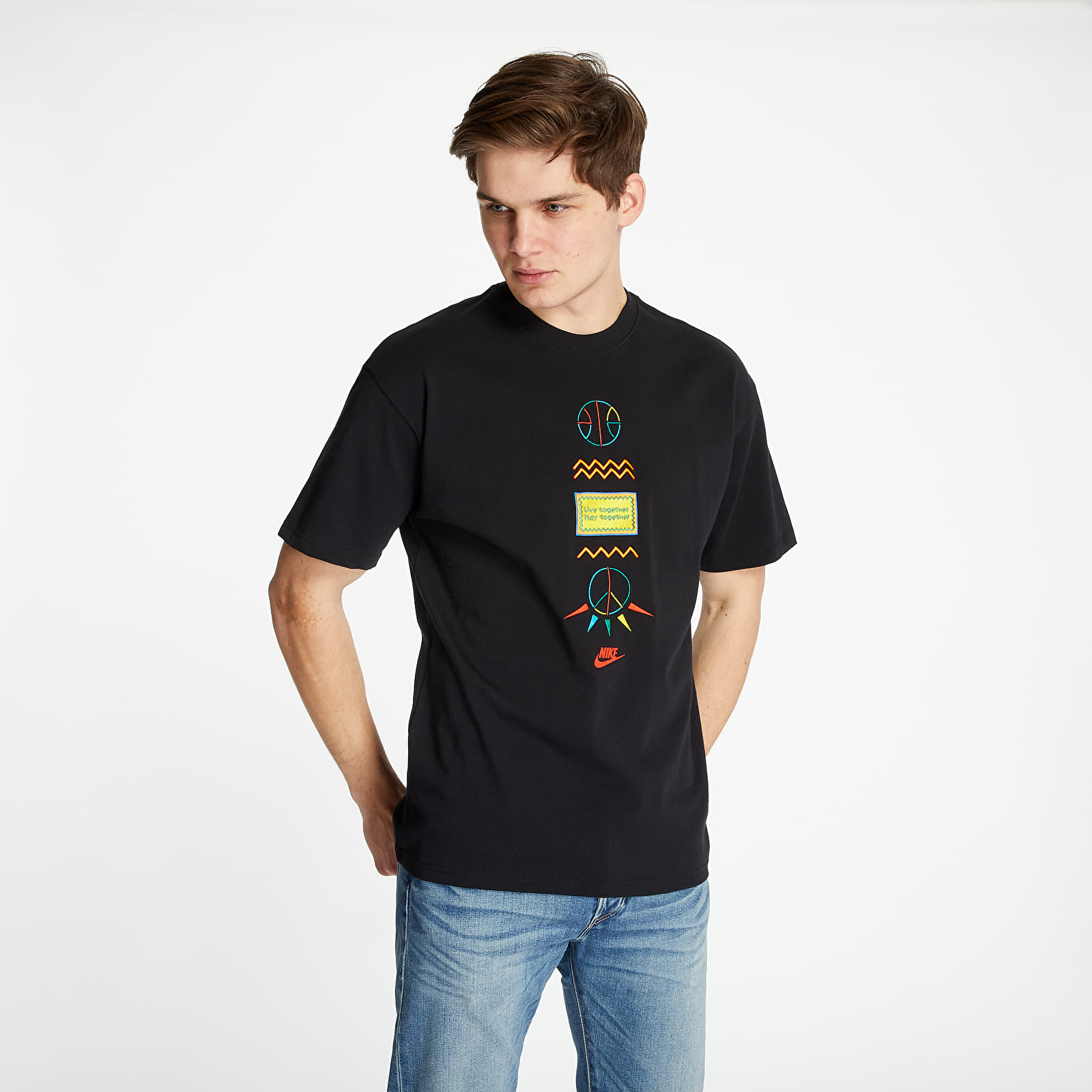T-Shirts and shirts Nike Sportswear Reissue Tee Urban Jungle Black