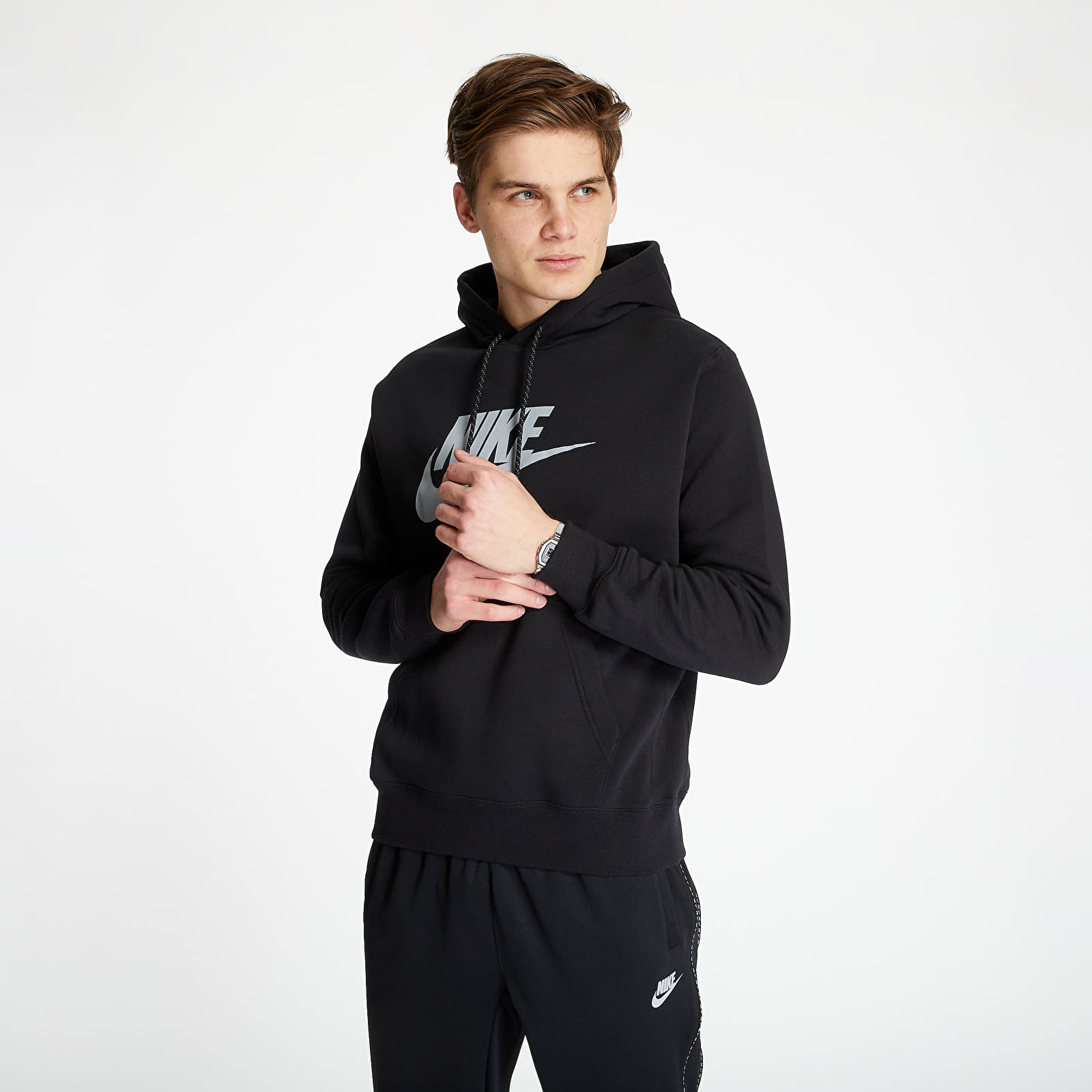 Felpe Nike Sportswear Hoodie Pullover BB Black/ Reflective