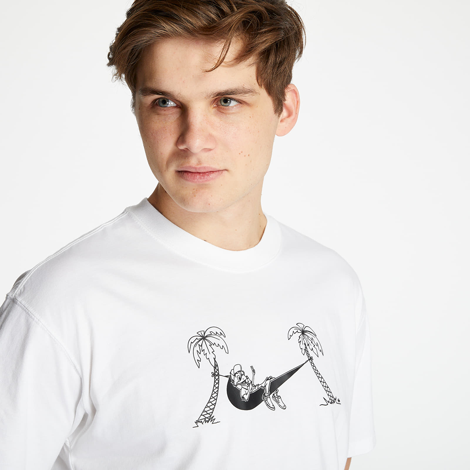 T-Shirts and shirts Nike SB Tee Hammock White/ Black Footshop