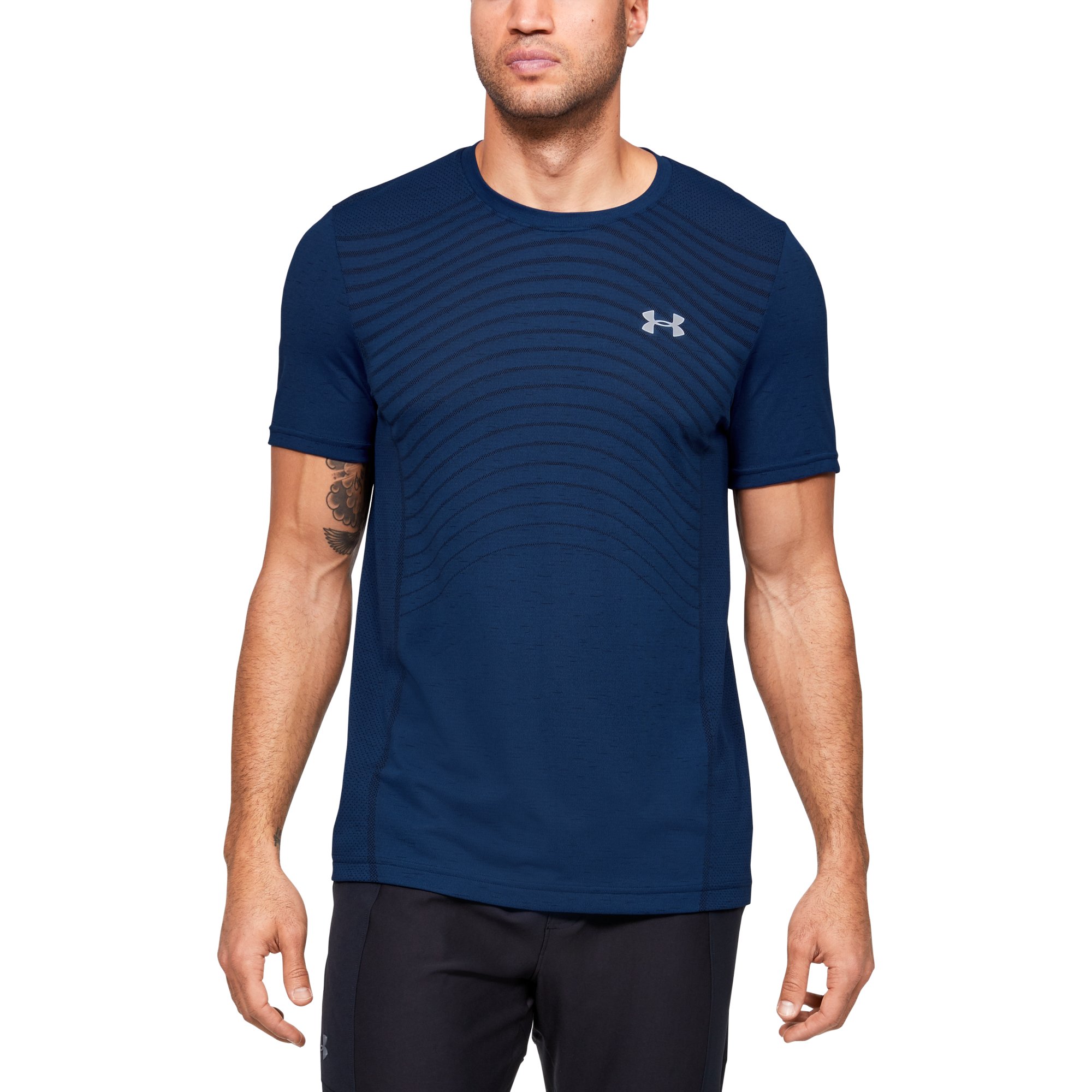 Футболки Under Armour Seamless Wave SS Blue