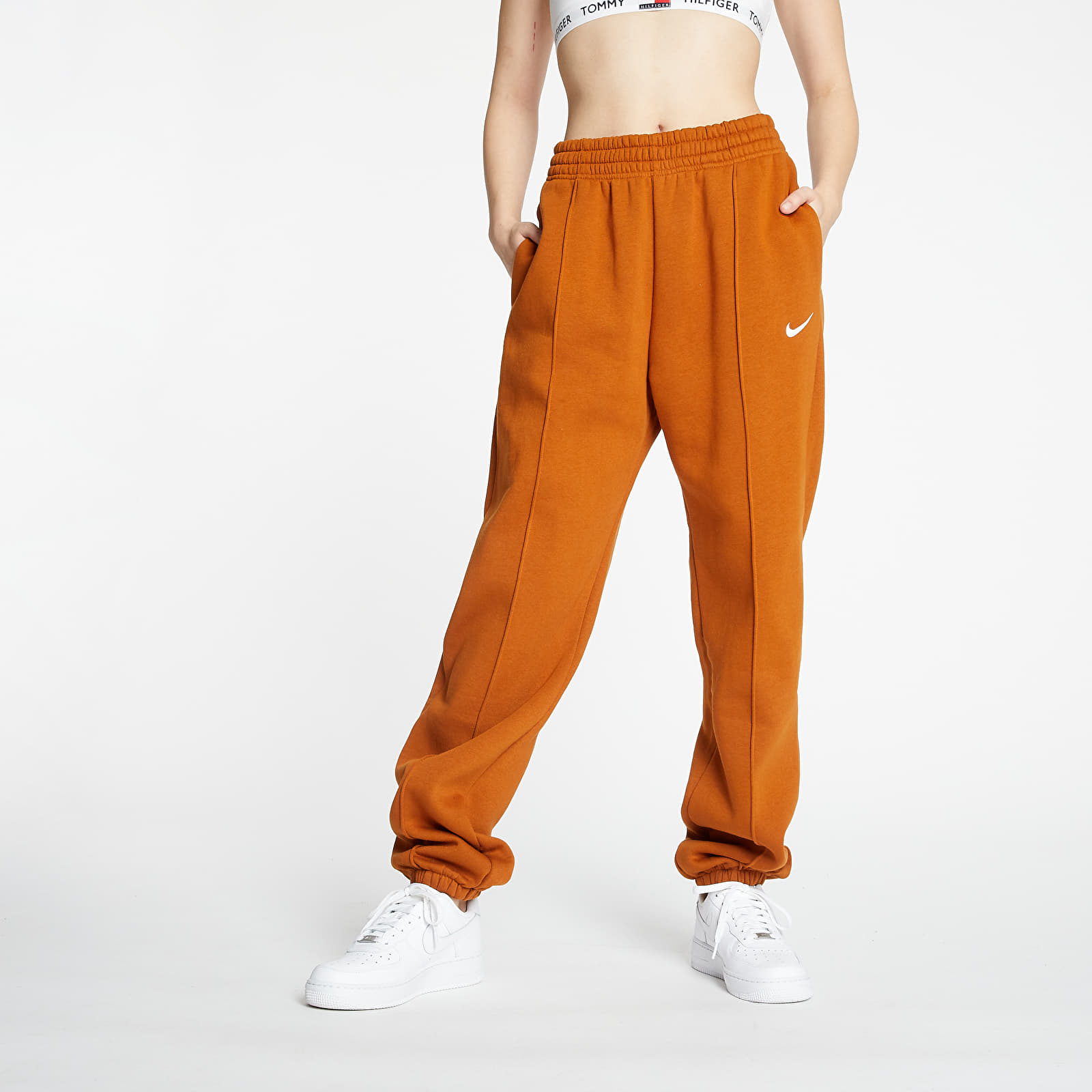 Pants and jeans Nike Sportswear Fleece Trend HR Pants Tawny White Footshop