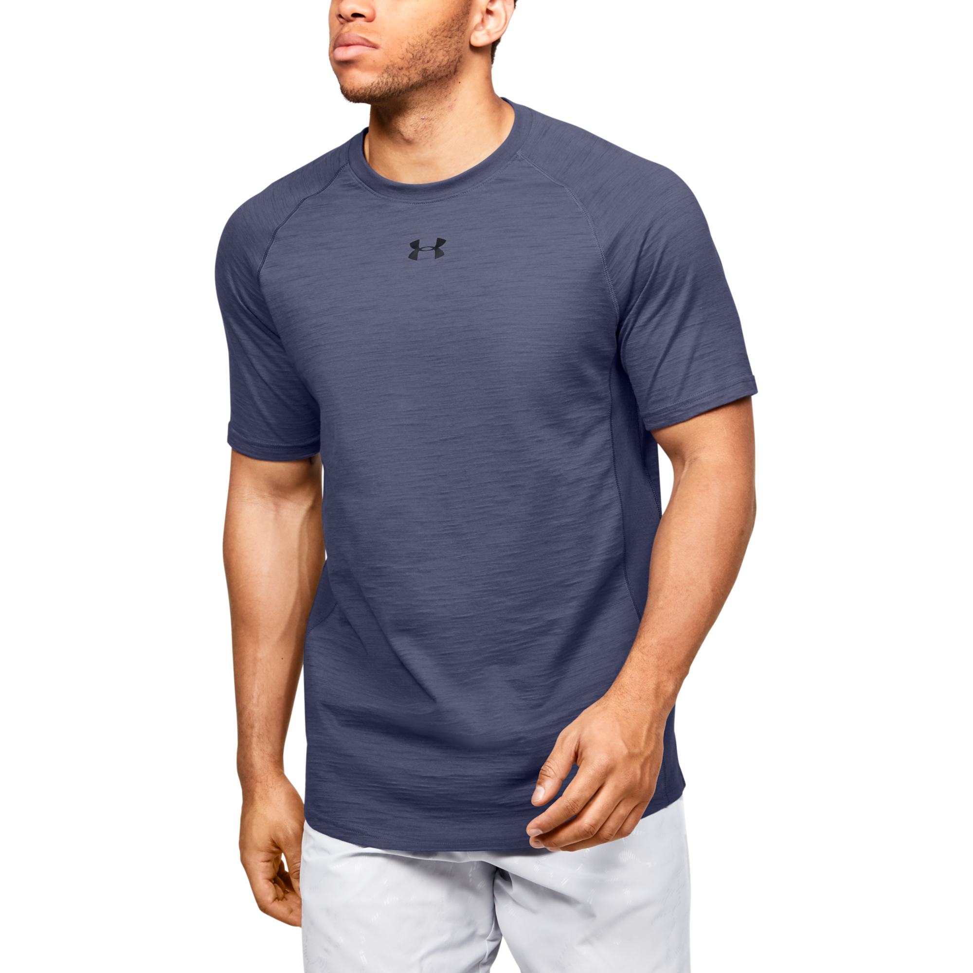 T shirts Under Armour Charged Cotton SS Blue Footshop