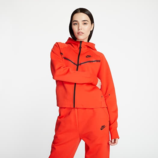 Jackets Nike Sportswear Tech Fleece Windrunner Chile Red Black Footshop