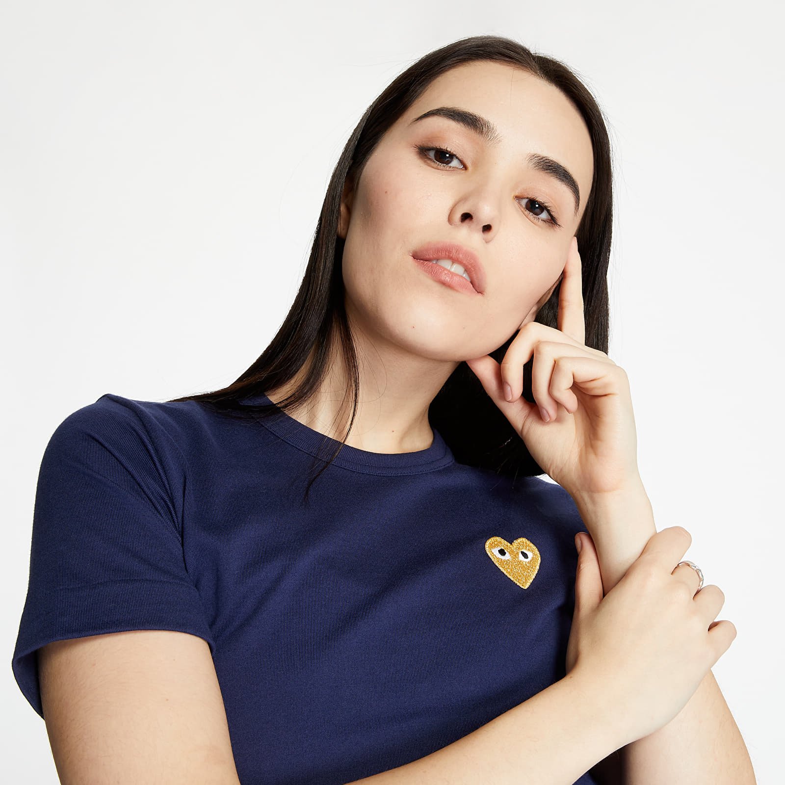 T-shirts Comme des Garçons Play T-shirt Navy