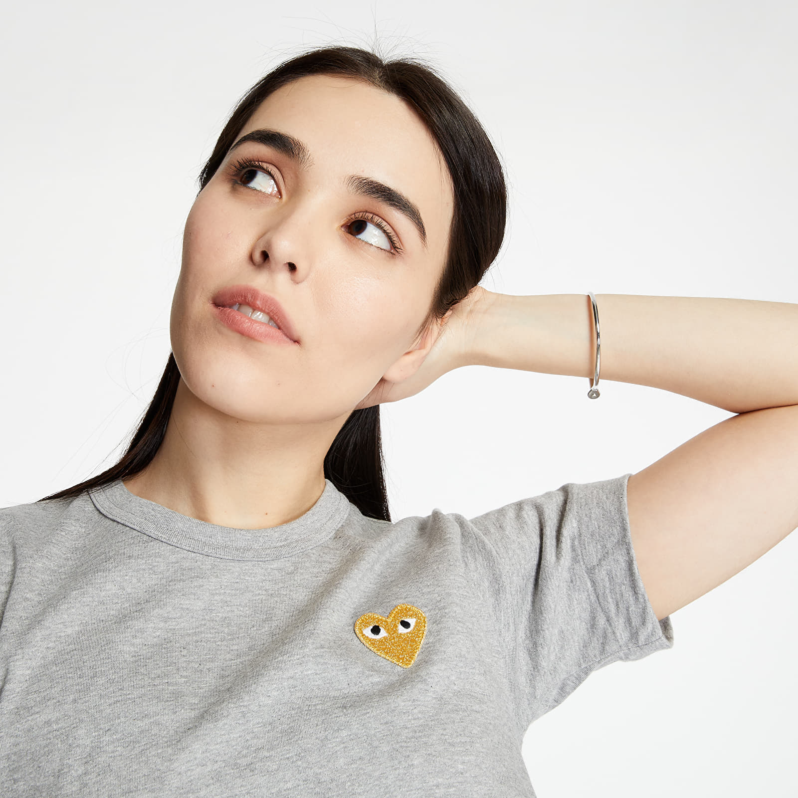 T-Shirts Comme des Garçons Play T-shirt Grey