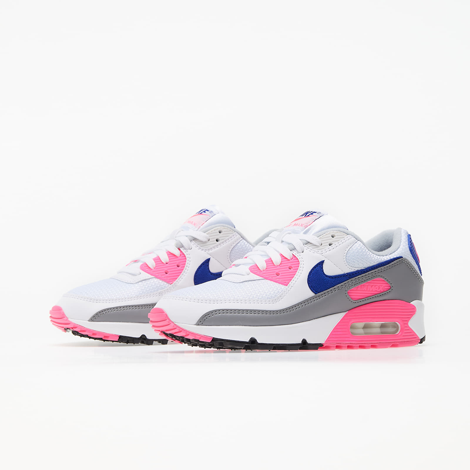 Încălțăminte și sneakerși pentru femei Nike Air Max III White/ Vast Grey-Concord-Pink Blast