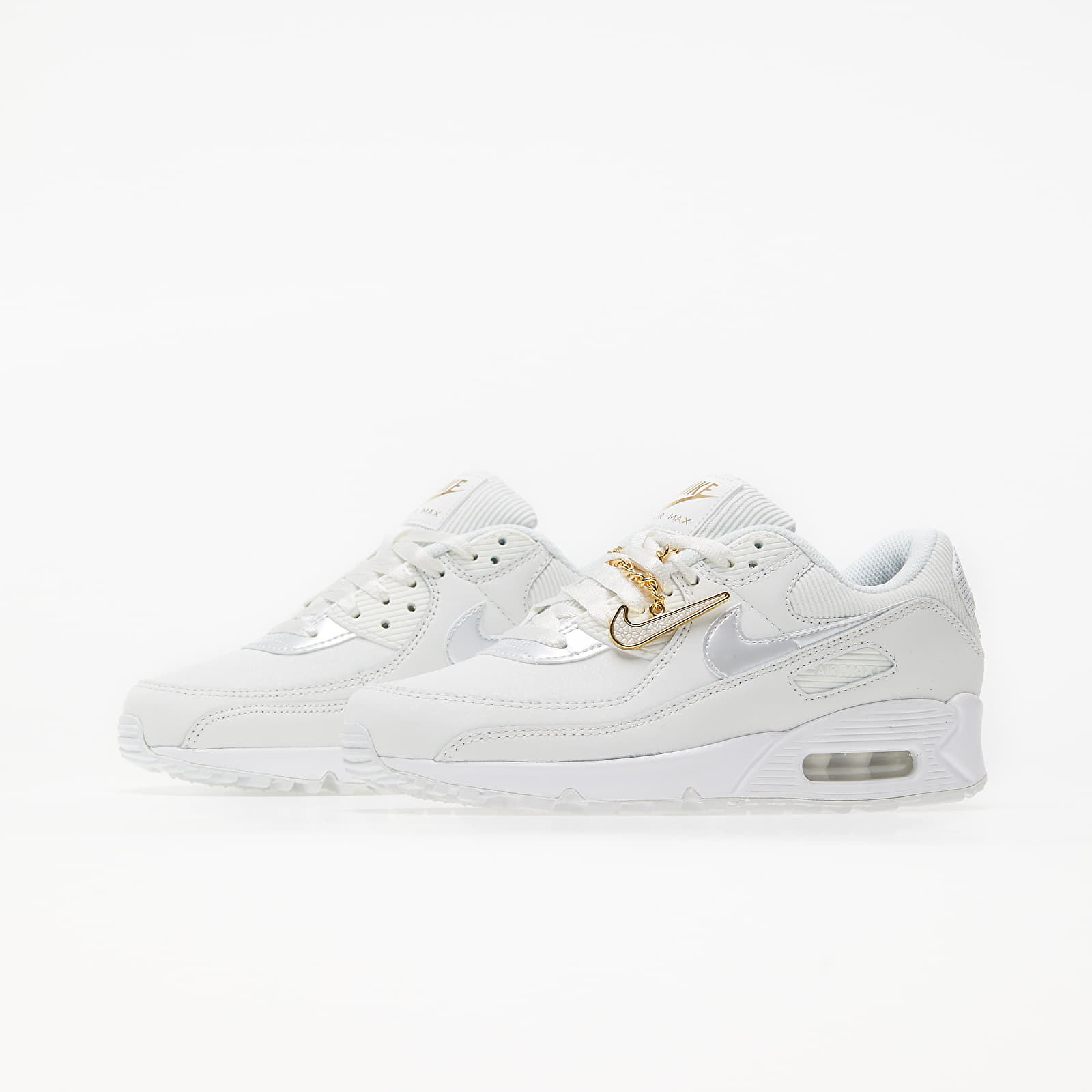 Women's shoes Nike Wmns Air Max 90 Summit White/ Summit White-Dark Beetroot