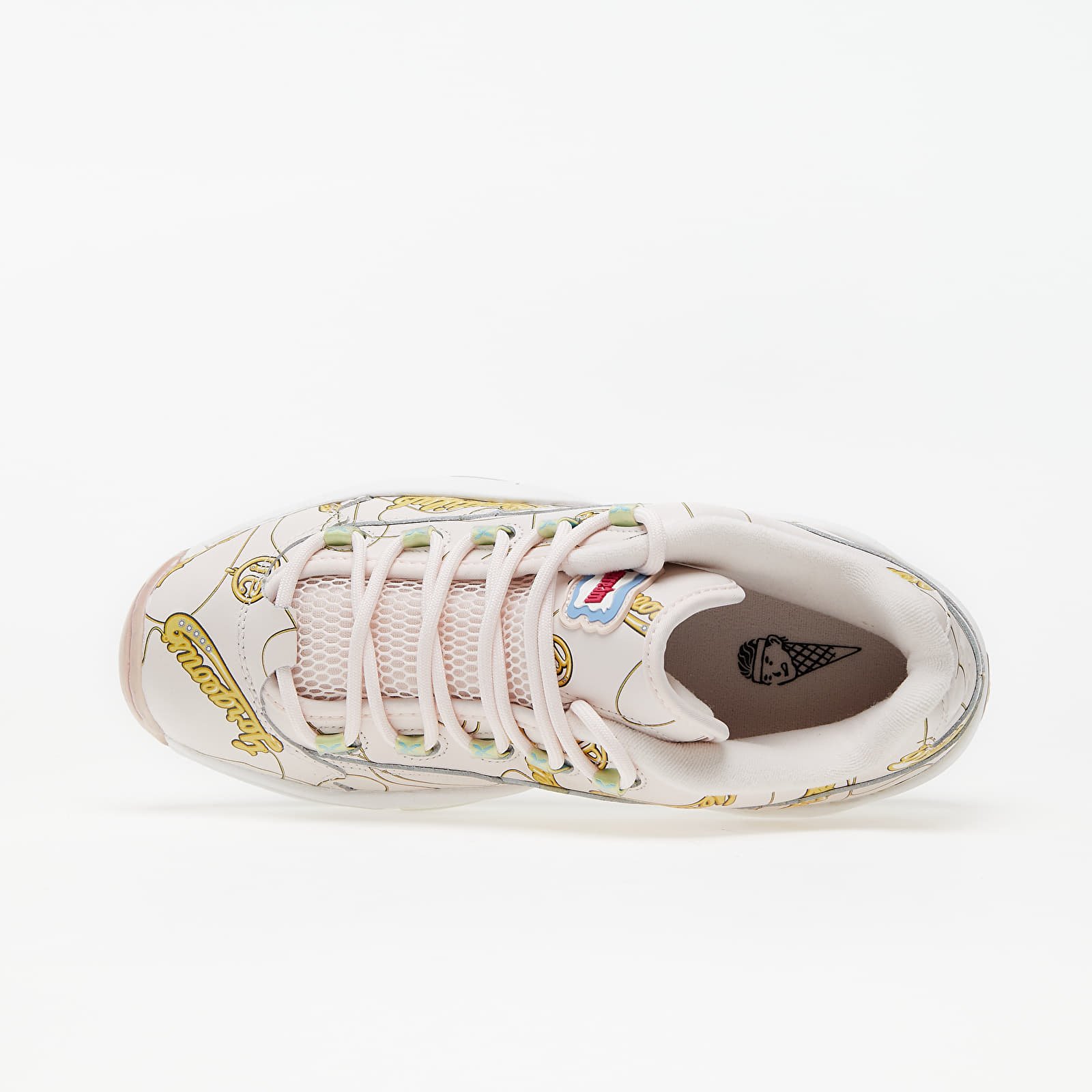 Men's shoes Reebok x BBC Ice Cream Question Low Polar Pink/ White/ Yellow Filament