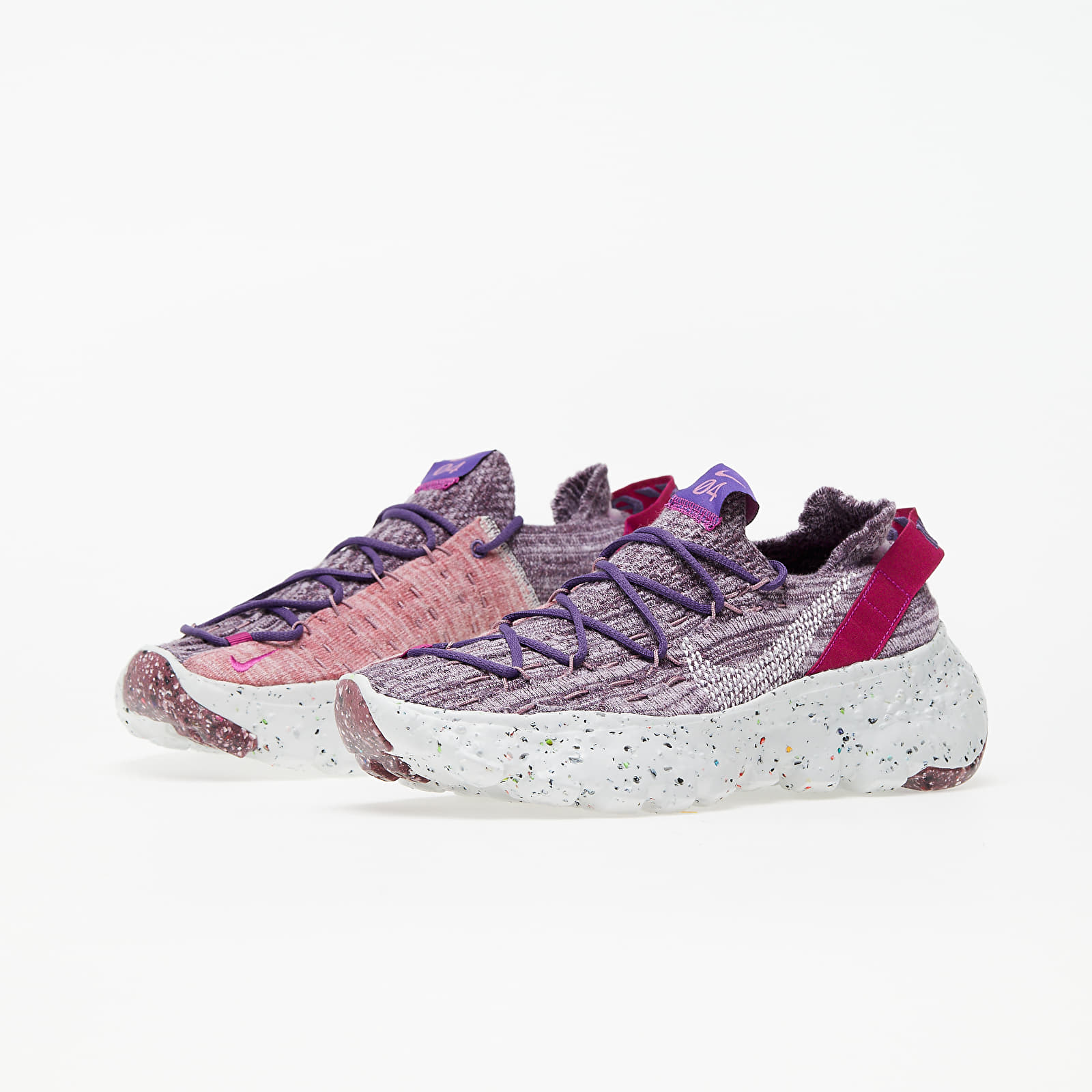 Women's shoes Nike W Space Hippie 04 Cactus Flower/ Photon Dust-Gravity Purple