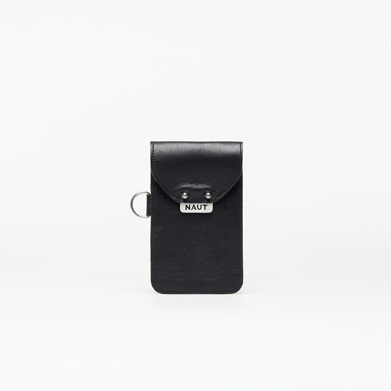 Accesorii NAUT Leather Phone Pouch Black