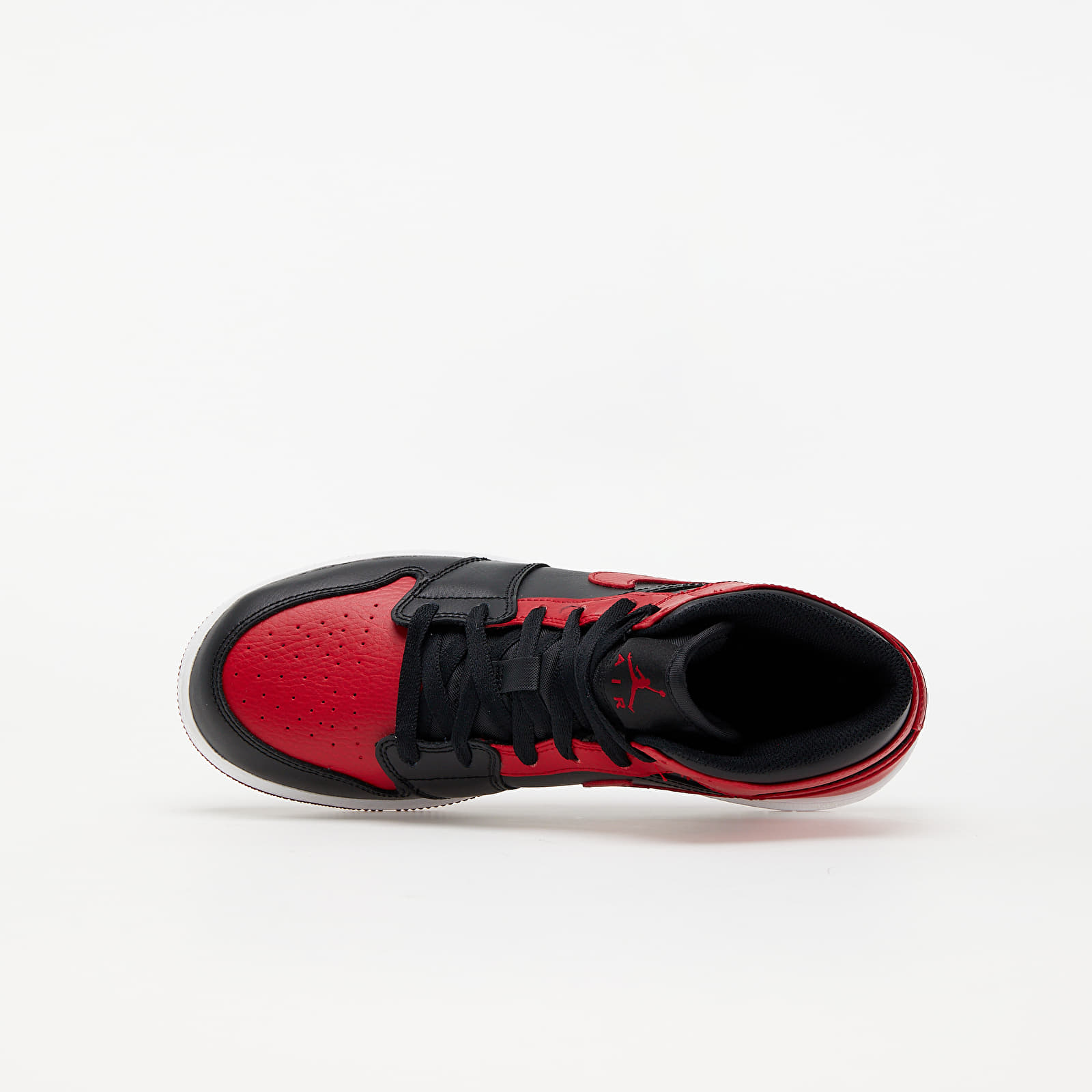 Kids' sneakers and shoes Air Jordan 1 Mid (GS) Black/ Gym Red-White