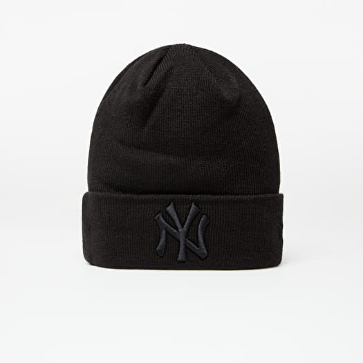 Čepice New Era Cap Mlb Essential Cuff Knit New York Yankees Black/ Black