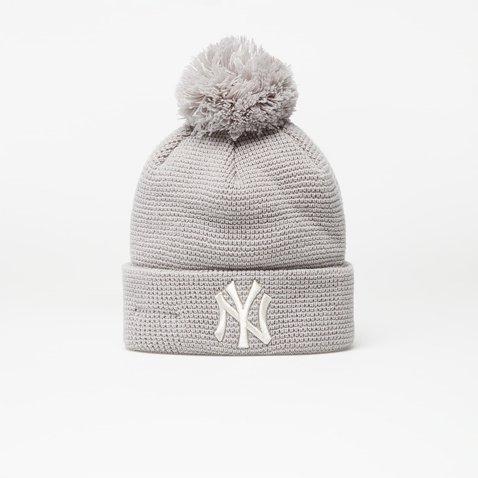 Cuffie New Era Beanie Mlb Wmns Bobble Cuff Knit New York Yankees Grey
