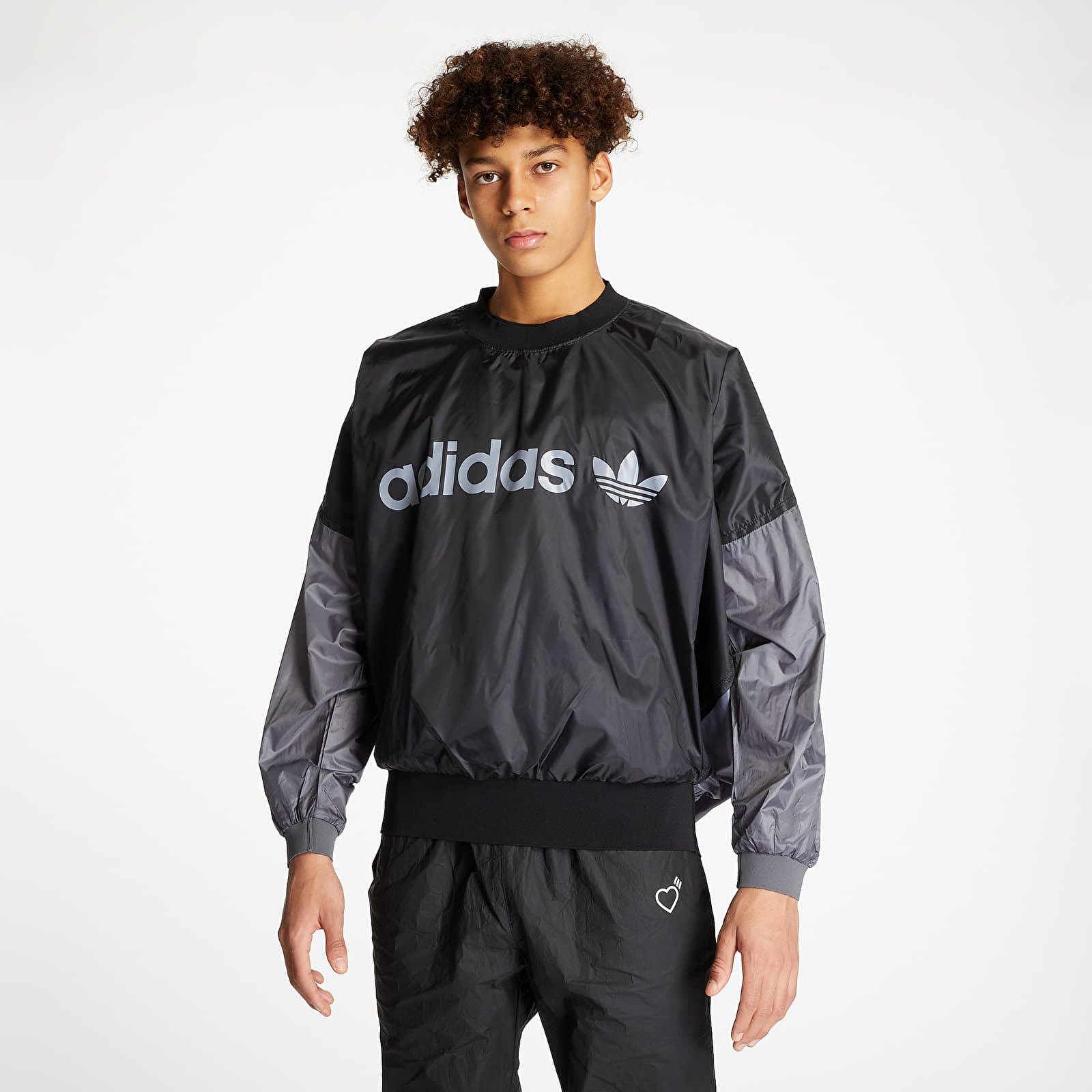 Jackets adidas Human Made Crewneck Top Black/ Grey | Footshop
