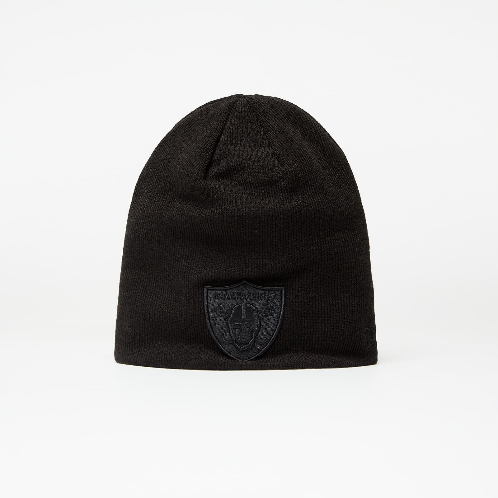 Hats New Era Beanie Nfl Dark Base Skull Knit Oakland Raiders Black