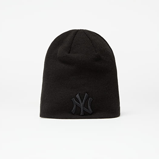 Hats Black Era Footshop York | Dark Yankees Skull New Base Knit Beanie New Mlb