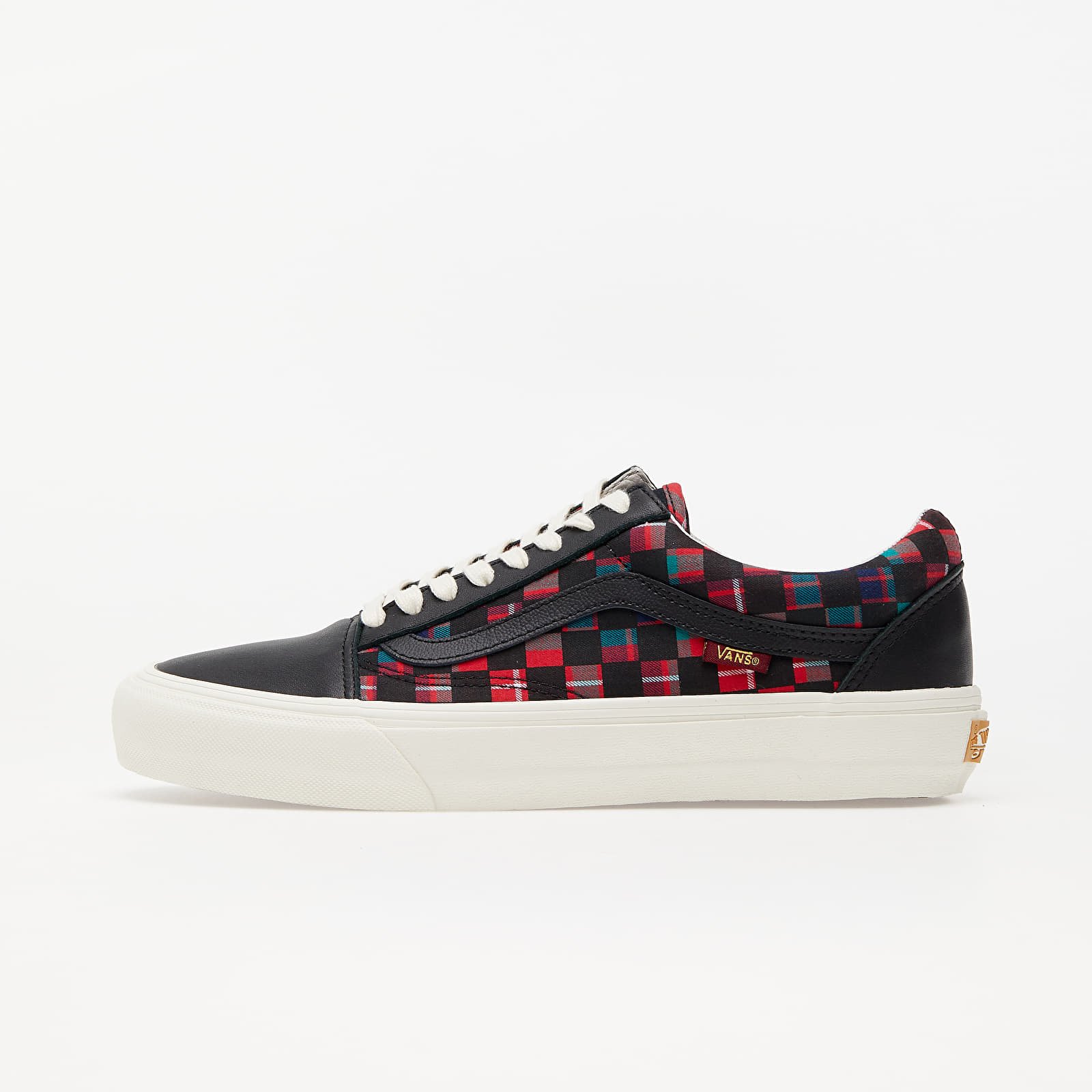 Zapatillas Hombre Vans Vault x Baracuta Old Skool LX Black/ Tartan Plaid/ Marshmallow