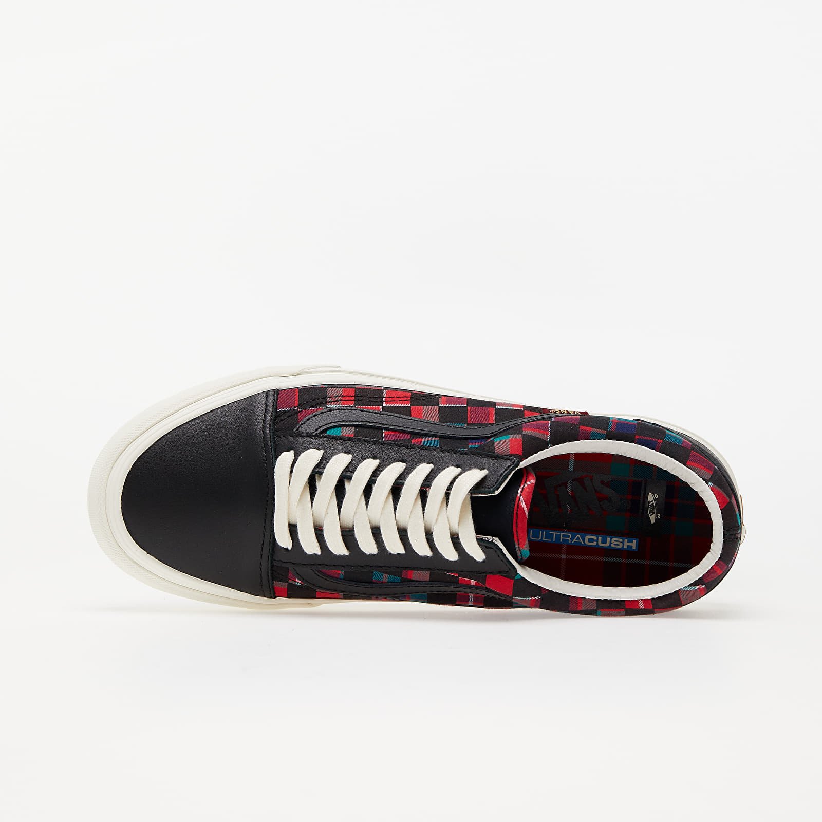 Zapatillas Hombre Vans Vault x Baracuta Old Skool LX Black/ Tartan Plaid/ Marshmallow