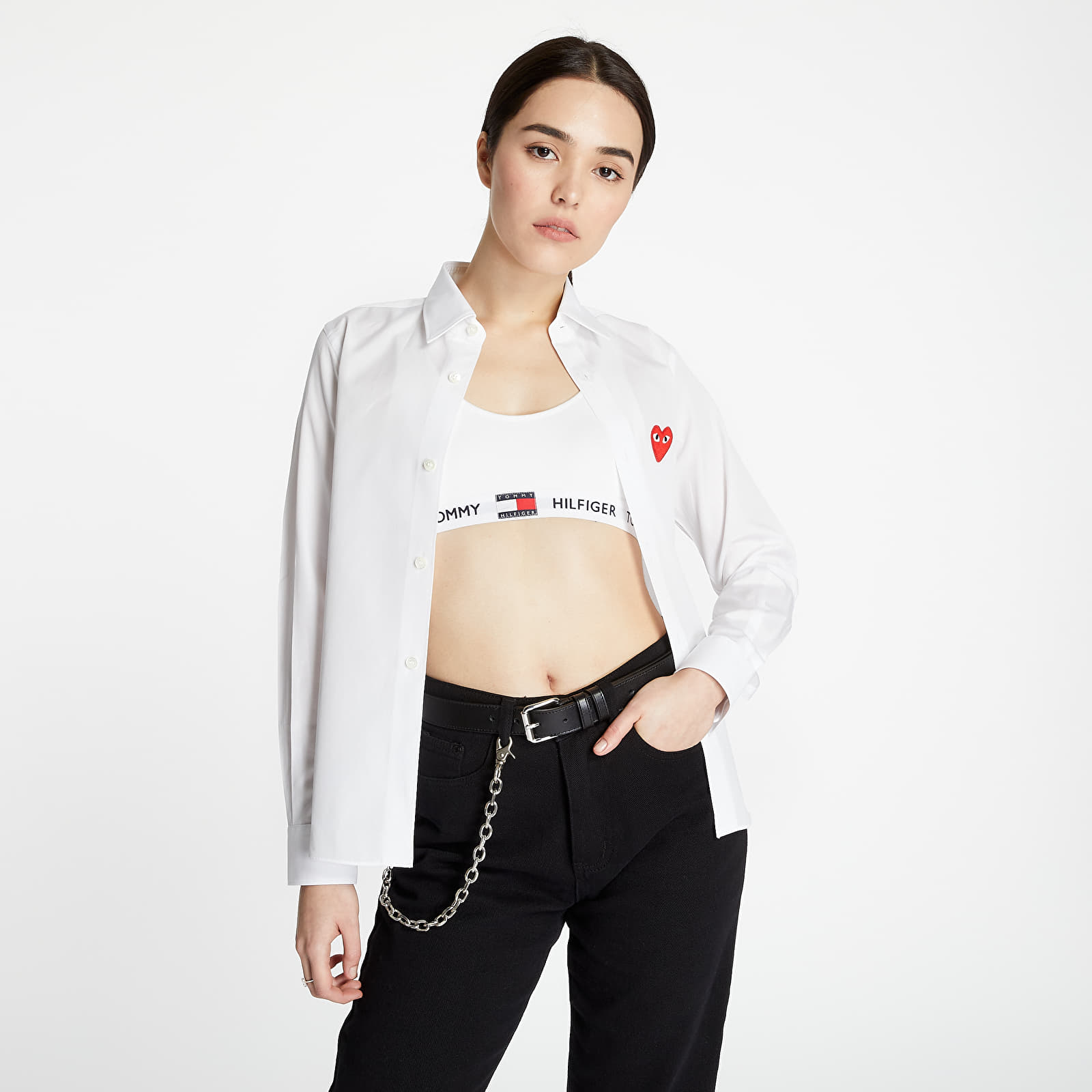 Hemden Comme des Garçons Play Shirt White