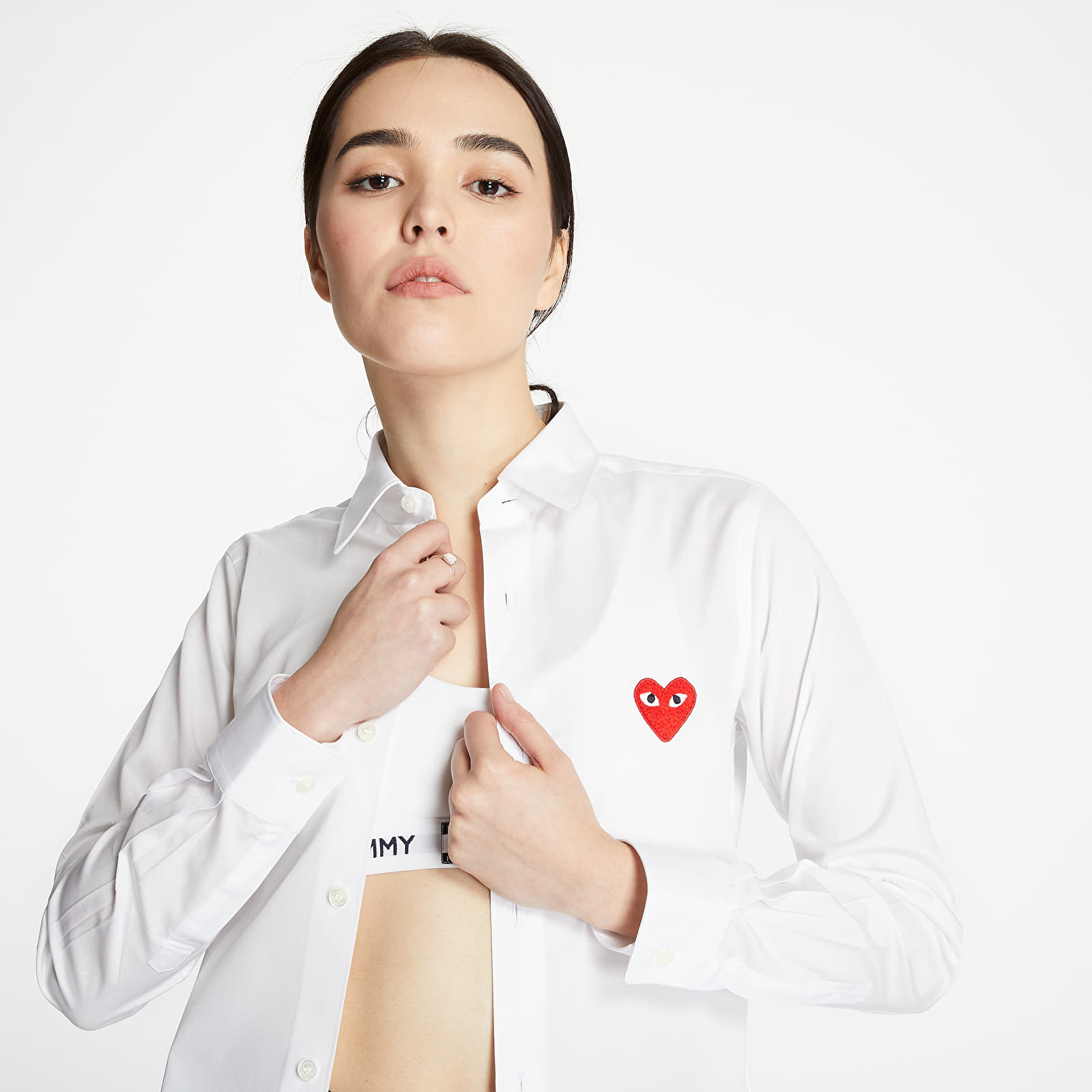 Hemden Comme des Garçons Play Shirt White