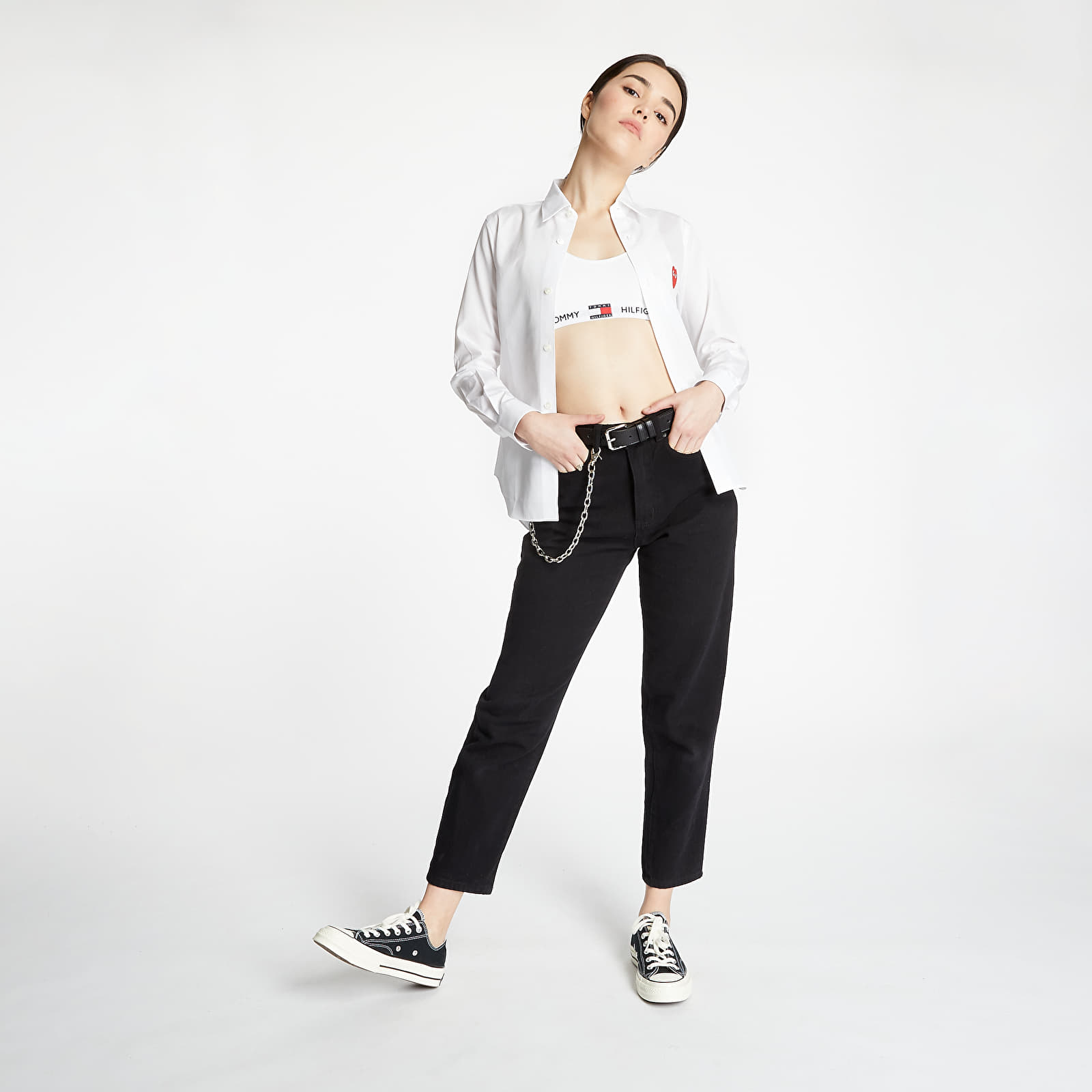 Hemden Comme des Garçons Play Shirt White