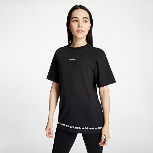 Adidas linear logo t shirt clearance