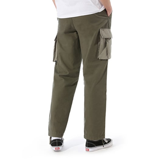 Vans pants mens olive deals