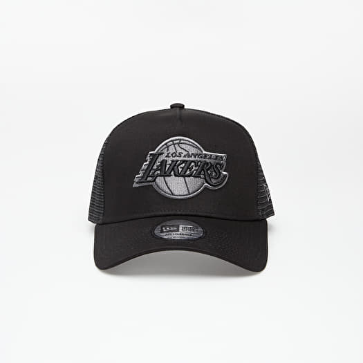 Kšiltovka New Era Cap 9Forty Af Trucker Nba Bob Team Logo Los Angeles Lakers Black/ Black